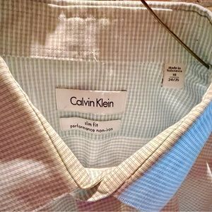 Calvin Slim Fit Klein Dress Shirt                  16 Neck 34/35 Sleeve